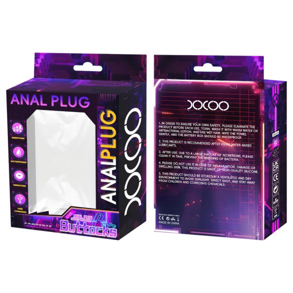 Lonely - obrotowy wibrator prostaty z główką i pierścieniem na penisa (czarny)