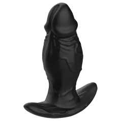 Kangvo - magnetyczny dmuchany silikonowy dildo (czarny)