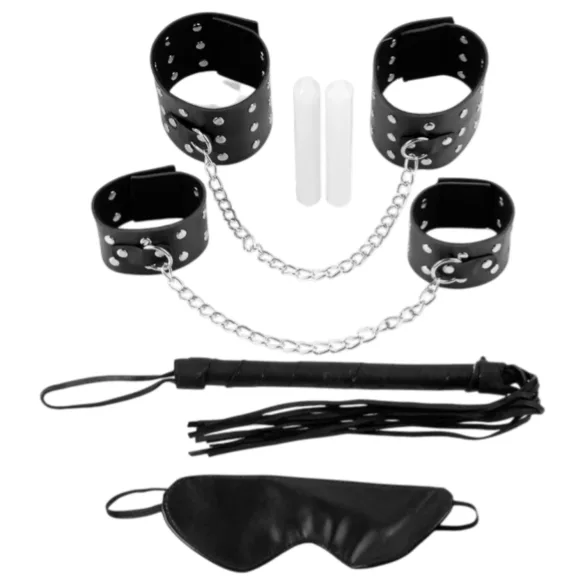 Fetish Fantasy - zestaw do bondage - czarny