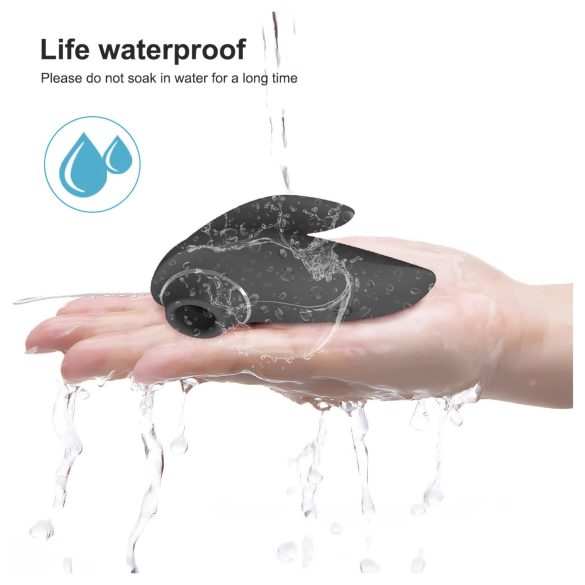 AlvUp - stymulator łechtaczki z falami powietrza - wibrator - czarny