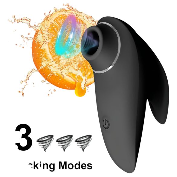 AlvUp - stymulator łechtaczki z falami powietrza - wibrator - czarny