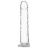Addiction Crystal - dildo z przyssawką (przezroczyste) - 18 cm