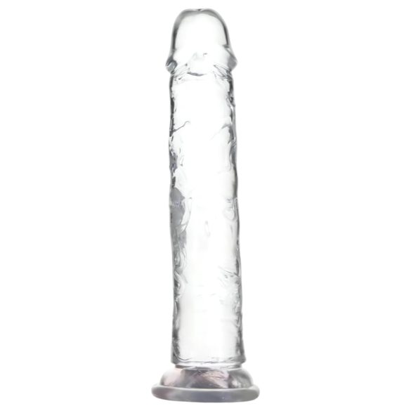 Addiction Crystal - dildo z przyssawką - przezroczysty - 20 cm