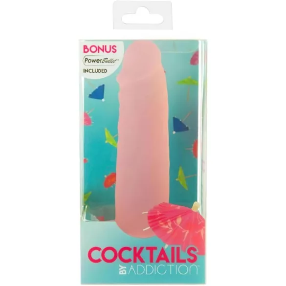 Koktajle Uzależnienia - dildo z przyssawką (brzoskwinia)