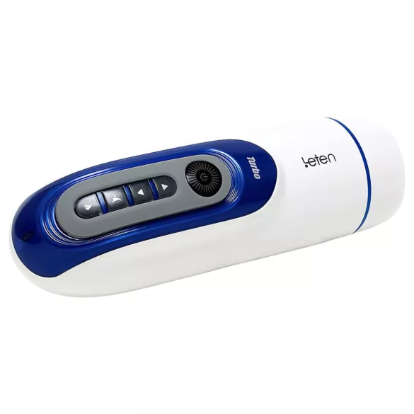 Leten SM390 - masturbator z funkcją jęków i podgrzewania - biały