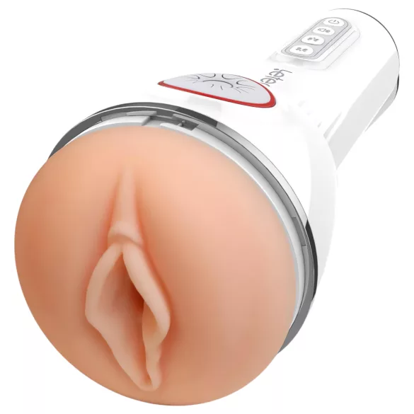 LETEN SM340 - masturbator dla mężczyzn - wibracje ssanie dźwięki - akumulator