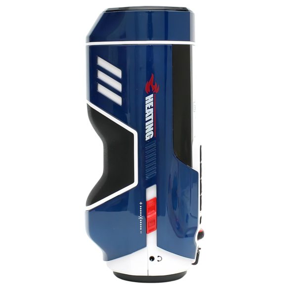 Leten SM Future Pro - sieciowy masturbator pchający, jęczący, ściskający, podgrzewany (niebieski)