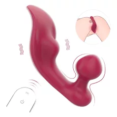 Sex HD Chomper - wibrator do łechtaczki i analny - czerwony