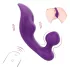 Sex HD Chomper - wibrator łechtaczkowo-analny wodoodporny - fioletowy