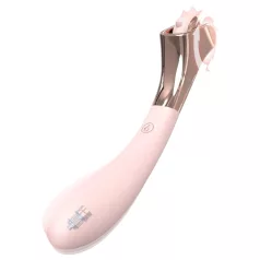   Sex HD - wibrator ładowany USB wodoodporny z kołem do stymulacji różowy