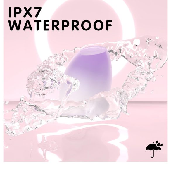 Sex HD - stymulator sutków i łechtaczki 2w1 - silikon - fioletowy