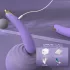 Sex HD - wibrator klasyczny - wielofunkcyjny - fioletowy