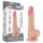 Lovetoy - dildo realistyczne z jądrami - podwójna warstwa - 20 cm - cielisty