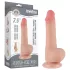 Lovetoy - dildo realistyczne z jądrami - podwójna warstwa - 20 cm - cielisty