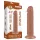 Lovetoy - dildo z przyssawką - dwuwarstwowy - 20 cm - kolor naturalny