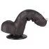 Lovetoy - dildo realistyczne z jądrami - dwuwarstwowe - 18,3 cm - brązowy