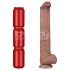 Lovetoy - dwuwarstwowy XXL dildo - 36,5 cm - (naturalny)