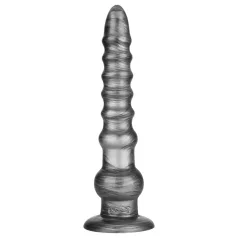   Lovetoy King Sized - duży wibrator - realistyczny - silikon szary 32 cm