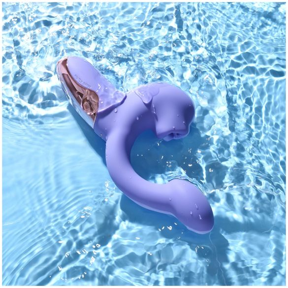 Magic Motion Magic Ponder - wibrator 2w1 z ramieniem na łechtaczkę - fioletowy