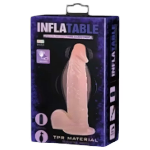 Baile Inflatable - nadmuchiwany realistyczny wibrator (naturalny)