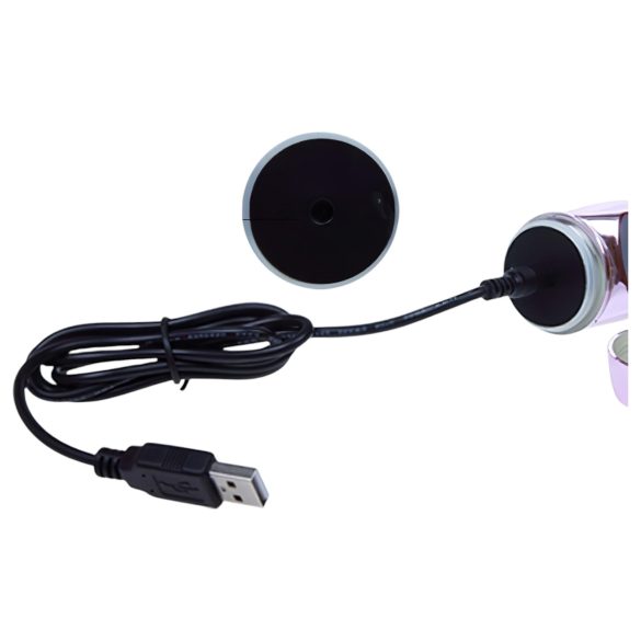 Baile - wibrator króliczek z motylkiem - stymulator łechtaczki - różowy