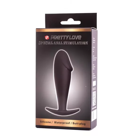 Pretty Love - korek analny - stymulacja - silikon czarny