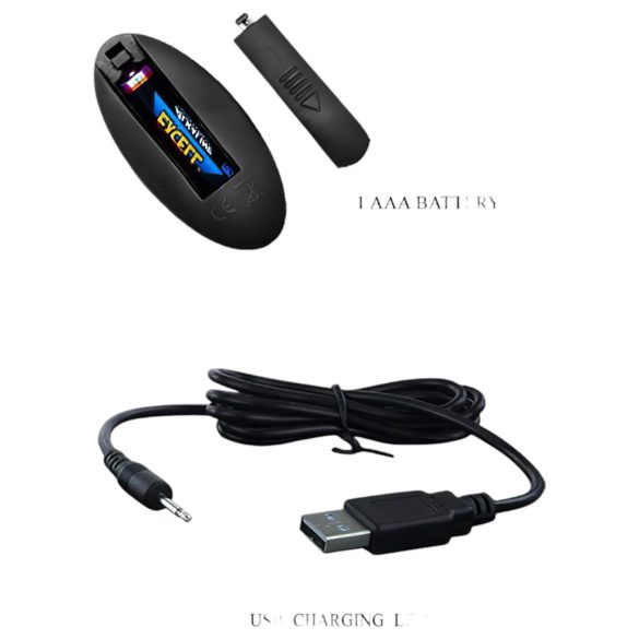 Pretty Love Magic Jinger - wibrujący korek analny z funkcją thrustingu - czarny