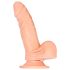 Baile Barbara Mark - realistyczny, obrotowy wibrator - 15 cm (naturalny)