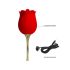 Pretty Love Rose Lover - dwufunkcyjny wibrujący języczek (czerwony)