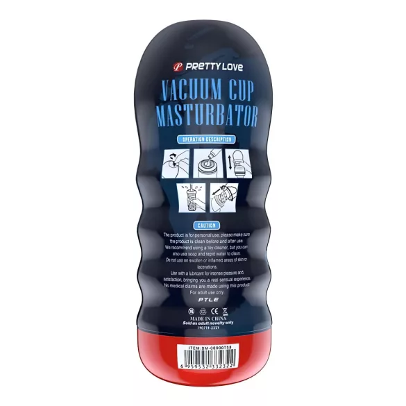 Pretty Love Vacuum Cup - realistyczna sztuczna cipka masturbator (w kolorze cielistym)
