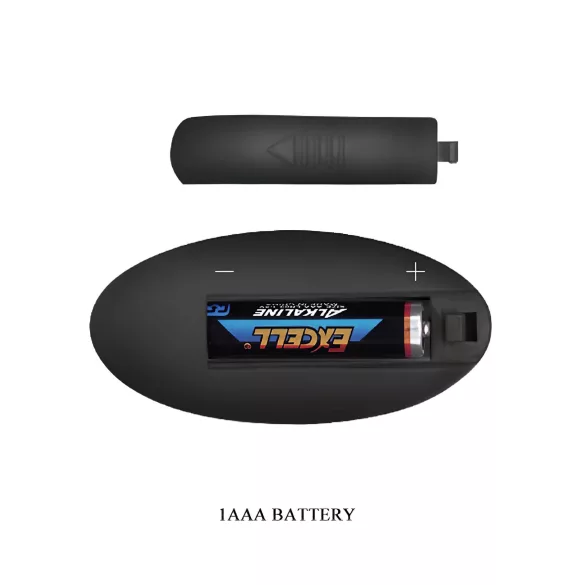 MR. PLAY - wibrujący korek analny bezprzewodowy ładowany USB czarny