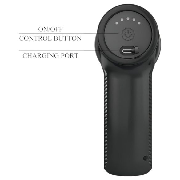 Pretty Love Dj Doctor - wibrator tłokowy - stymulator waginy - czarny