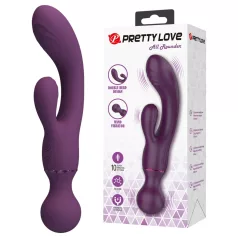   Pretty Love All Rounder - podwójny wibrator punktu G i łechtaczki (fioletowy)