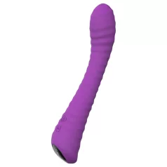   Sex HD Sunshine - wibrator punktu G z rowkami, akumulatorowy (fioletowy)