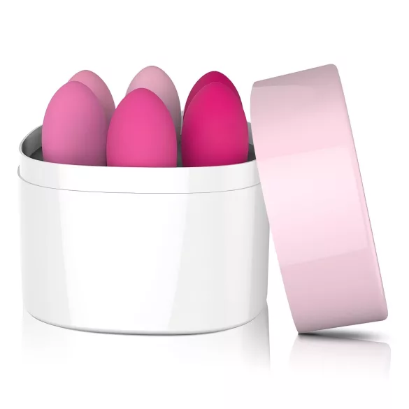 Sex HD Eggs - zestaw 6 kulek gejszy - różowe