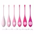Sex HD Eggs - zestaw 6 kulek gejszy - różowe