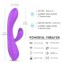 Sex HD Muses - wodoodporny, akumulatorowy wibrator z podgrzewaniem (fioletowy)