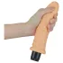 Lovetoy Real Feel - realistyczny wibrator - 19 cm - beżowy