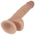 Lovetoy Real Extreme - dildo z przyssawką - 21cm - kolor cielisty