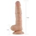 Lovetoy Real Extreme - dildo z przyssawką - 21cm - kolor cielisty