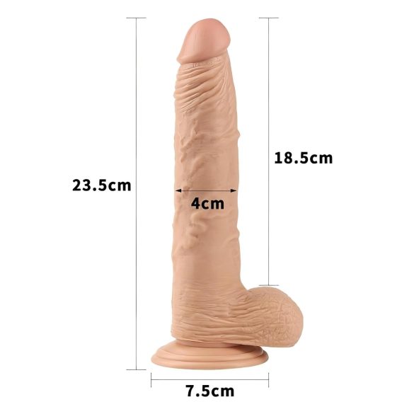 Lovetoy Real Extreme - dildo z przyssawką - 24 cm