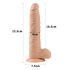 Lovetoy Real Extreme - dildo z przyssawką - 24 cm