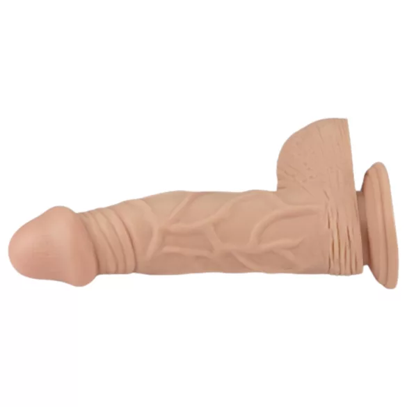 Lovetoy Real Extreme - dildo z przyssawką - 23 cm (naturalny)