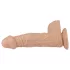 Lovetoy Real Extreme - dildo z przyssawką - 23 cm (naturalny)