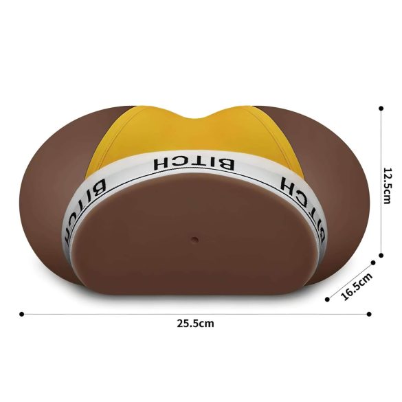 Lovetoy - masturbator męski tors i stringi - ciemny kolor naturalny