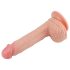 Lovetoy Nature Cock - realistyczny dildo z przyssawką - 21 cm - cielisty