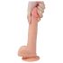 Lovetoy Nature Cock - realistyczny dildo z przyssawką - 21 cm - cielisty