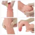 Lovetoy Nature Cock - realistyczny dildo dwuwarstwowy - 20 cm - jasny