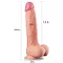 Lovetoy Nature Cock - realistyczny dildo dwuwarstwowy - 25 cm - cielisty