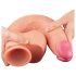 Lovetoy Nature Cock - dwuwarstwowy naturalny dildo - 30cm (nude)